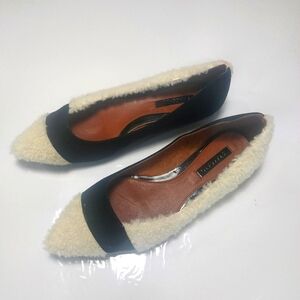 STACCATO Women's Faux Fur Flats Size 9